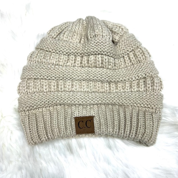C.C Accessories - Like New |•C.C®•| Tan Stocking Cap Beanie